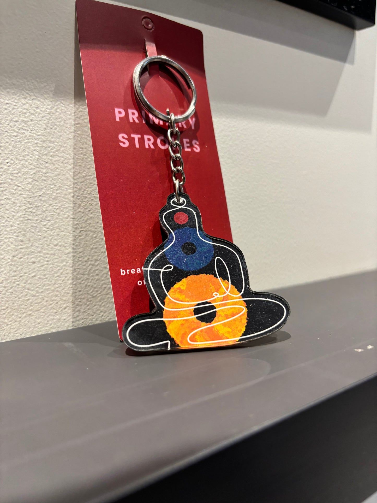 Stillness Within Keychain